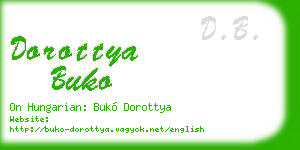dorottya buko business card
