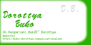 dorottya buko business card